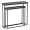 Gang 84 x 26 x 78 cm Zwart Grijs Metaal (2 Stuks)