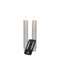 Anna's Collection - Dinerkaars wax led bewegende vlam op batterij met afstandsbediening 2 stuks h...
