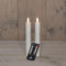 Anna's Collection - Dinerkaars wax led bewegende vlam op batterij met afstandsbediening 2 stuks h...