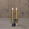Anna's Collection - Dinerkaars wax led bewegende vlam op batterij met afstandsbediening 2 stuks h...
