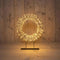 Anna's Collection - Krans op voet 36x8 cm/1200led classic warm, 5m aanloopsnoer, aan / dimmer / 8...