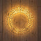 Anna's Collection - Krans zwart 58 cmx12 cm/1800led classic warm , 5m aanloopsnoer, aan / dimmer...