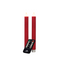 Anna's Collection - Dinerkaars ribbel wax led bewegende vlam op batterij met afstandsbediening 2...