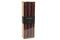Countryfield - Kaars dia. 2 cm, hoogte: 20 cm Vela 6 stuks aubergine
