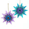 Kurt S. Adler - Ornament plastic paars hart l11cm