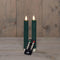 Anna's Collection - Dinerkaars wax led bewegende vlam op batterij met afstandsbediening 2 stuks h...