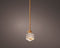 Lumineo - Micro LED ster BO d19h25 cm klassiek warm kerstverlichting