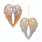 Kurt S. Adler - Ornament plastic goud-zilver engel l15cm I