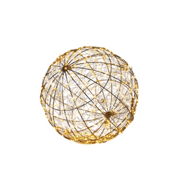 Anna's Collection - Bal metaal 500led ip44 trafo met timer d35 cm classic warm