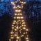 Anna's Collection - Boom met ster 236led flash classic warm ip44 trafo met timer d70h200 cm