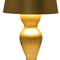 Anna's Collection - Draadloze tafellamp warm wit dimbaar led inclusief usb kabel 26x11 cm goud