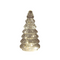 Anna's Collection - Kerstboompje glas 10led op batterij met timer 18.5x9.5 cm helder