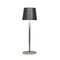 Anna's Collection - Draadloze tafellamp warm wit dimbaar led inclusief usb kabel 27.5x9 cm antraciet