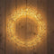 Anna's Collection - Krans zwart 70 cmx12 cm/2400led classic warm , 5m aanloopsnoer, aan / dimmer...