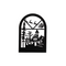 Anna's Collection - Muurhanger met kerstfiguren 24led classic op batterij met timer ip20 3x25x30...