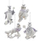 Kurt S. Adler - Ornament plastic lavendel dieren l11cm