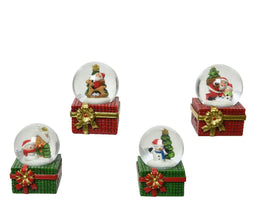 Decoris - Schudbol polyresin l5b5h6.5 cm a4 kerst