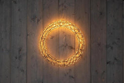 Anna's Collection - Krans metaal 1200led flash ip44 trafo 56x6 cm classic warm