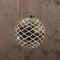 Anna's Collection - Kersthanger bal glas diamant patroon 12led warm wit op batterij met timer d15...