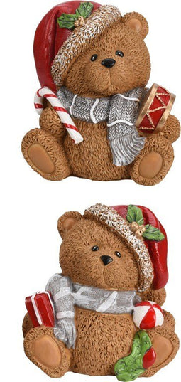 Nampook - Bear With Xmas Hat Sitting