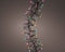 Lumineo - LED cluster l600 cm zwrt/soft mlt kerst