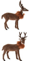 Nampook - Deer With Fur Scarf 15 cm Brown
