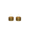 Anna's Collection - Theelicht wax led 3d vlam op batterij met timer 2 stuks d4h5 cm goud