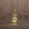 Anna's Collection - Kerstboompje glas 10led op batterij met timer 23.5x10 cm metallic goud