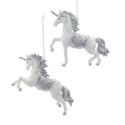 Kurt S. Adler - Ornament plastic eenhoorn l11cm