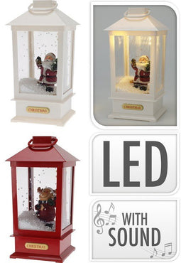 Nampook - Lantern With Xmas Figure 2ass