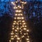 Anna's Collection - Boom met ster op paal 236led flash classic warm ip44 trafo met timer d70h200 cm