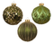 KSD - Kerstbal glas d10cm groen a3