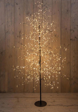 Anna's Collection - Boom 1500led classic warm ip44 trafo hoogte 180 cm zwart