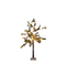 Anna's Collection - Dennenboom met sneeuw 64led classic warm ip44 trafo 120 cm bruin