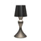 Anna's Collection - Draadloze tafellamp warm wit dimbaar led inclusief usb kabel 26x11 cm antraciet