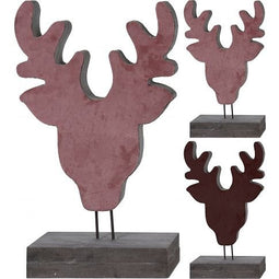 Nampook - Rendier op voet hout 37 cm