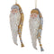 Kurt S. Adler - Ornament plastic santa hoofd l12cm goud