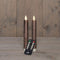 Anna's Collection - Dinerkaars wax led bewegende vlam op batterij met afstandsbediening 2 stuks h...