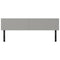 Hoofdborden 2 st 80x5x78/88 cm stof lichtgrijs