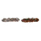 Kerstkaarshouder DKD Home Decor Wit Rood Groen Kristal 38 x 13 x 8,5 cm (2 Stuks)