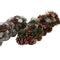 Kerstkaarshouder DKD Home Decor Wit Rood Groen Kristal 38 x 13 x 8,5 cm (2 Stuks)