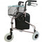 Ergonomische driewieler looprek Barcelona RF-611 - Blauw