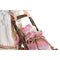 Decoratieve figuren DKD Home Decor Kerstman Kerstmis Grijs Roze Hout 42 x 22 x 50 cm