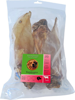 Gebr. de Boon - Natuurlijke snack zak a 3 runderoren met oorschelp