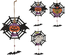 Nampook - Spinnenweb hangdeco 30 cm 3 ass