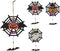 Nampook - Spinnenweb hangdeco 30 cm 3 ass