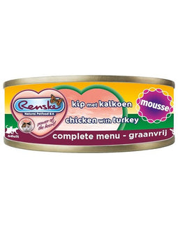 Renske - Vers kat mousse kip/kalkn 70g