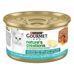 Gourmet - Blik mousse met saus kabeljauw 85gr