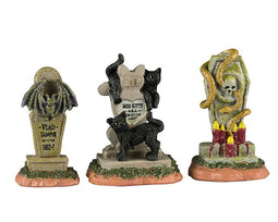 LEMAX - Spooky Town Headstones 4x10x16 cm 3st Halloween