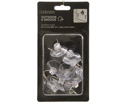 Lumineo - Zuignap plc l4b4h2 cm helder 12st